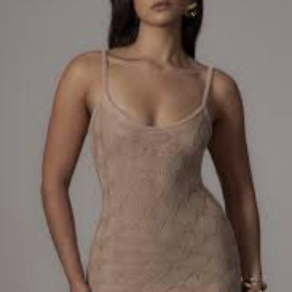 Free people intimately lace slip size small like new condition blue/gray